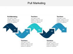 Pull marketing ppt powerpoint presentation gallery designs cpb