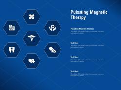Pulsating Magnetic Therapy Ppt Powerpoint Presentation Professional Smartart