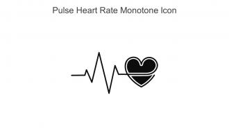 Pulse Heart Rate Monotone Icon In Powerpoint Pptx Png And Editable Eps Format