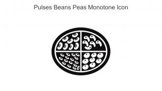 Pulses Beans Peas Monotone Icon In Powerpoint Pptx Png And Editable Eps Format