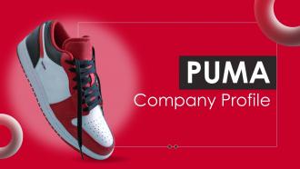 Puma Company Profile Powerpoint Presentation Slides CP CD