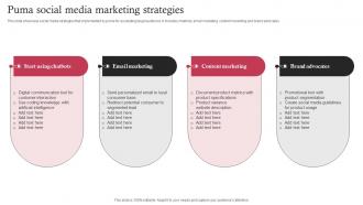 Puma Social Media Marketing Strategies