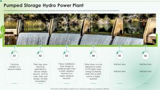 Pumped Storage Hydro Power Plant Clean Energy Ppt Powerpoint Presentation Icon Slides