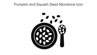 Pumpkin And Squash Seed Monotone Icon In Powerpoint Pptx Png And Editable Eps Format