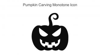 Pumpkin Carving Monotone Icon In Powerpoint Pptx Png And Editable Eps Format