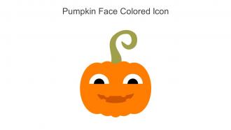 Pumpkin Face Colored Icon In Powerpoint Pptx Png And Editable Eps Format