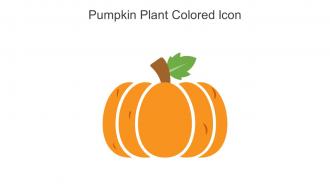 Pumpkin Plant Colored Icon In Powerpoint Pptx Png And Editable Eps Format