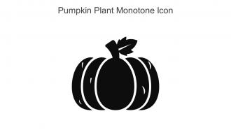 Pumpkin Plant Monotone Icon In Powerpoint Pptx Png And Editable Eps Format
