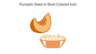 Pumpkin Seed In Bowl Colored Icon In Powerpoint Pptx Png And Editable Eps Format
