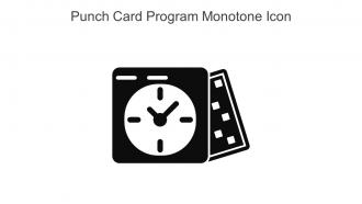 Punch Card Program Monotone Icon In Powerpoint Pptx Png And Editable Eps Format