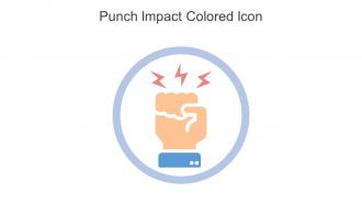 Punch Impact Colored Icon In Powerpoint Pptx Png And Editable Eps Format
