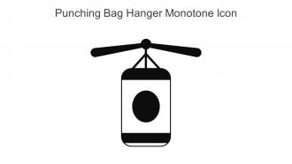 Punching Bag Hanger Monotone Icon In Powerpoint Pptx Png And Editable Eps Format