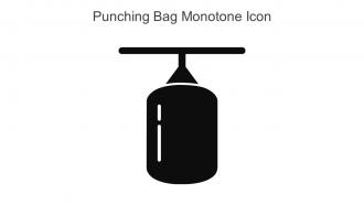 Punching Bag Monotone Icon In Powerpoint Pptx Png And Editable Eps Format