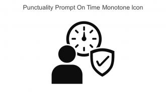 Punctuality Prompt On Time Monotone Icon In Powerpoint Pptx Png And Editable Eps Format