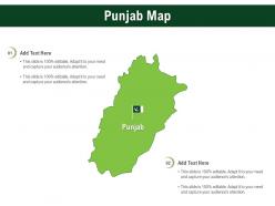 Punjab map powerpoint presentation ppt template