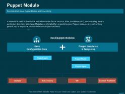 Puppet module puppet solution for configuration management ppt information