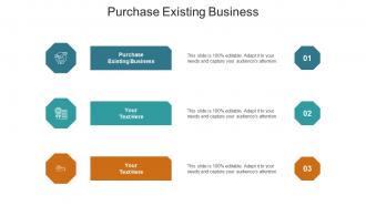 Purchase Existing Business Ppt Powerpoint Presentation Outline Skills Cpb