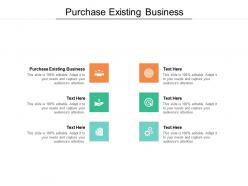 Purchase existing business ppt powerpoint presentation professional portfolio cpb