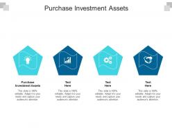 Purchase investment assets ppt powerpoint presentation pictures slides cpb