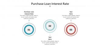 Purchase loan interest rate ppt powerpoint presentation show cpb
