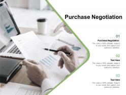 Purchase negotiation ppt powerpoint presentation ideas guide cpb