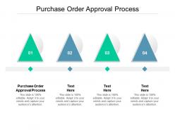 Purchase order approval process ppt powerpoint presentation show model cpb