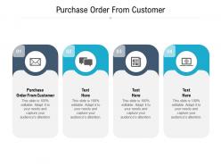 Purchase order from customer ppt powerpoint presentation ideas samples cpb