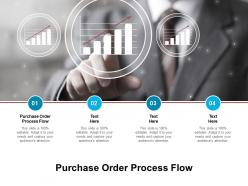 Purchase order process flow ppt powerpoint presentation icon graphics example cpb