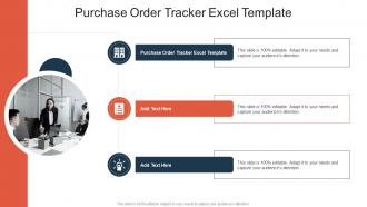 Purchase Order Tracker Excel Template In Powerpoint And Google Slides Cpb