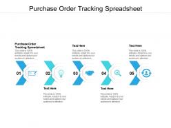 Purchase order tracking spreadsheet ppt powerpoint presentation inspiration file formats cpb