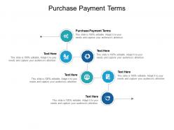 Purchase payment terms ppt powerpoint presentation infographic template gallery cpb