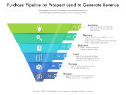 Purchase pipeline by prospect lead to generate revenue