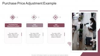 Purchase Price Adjustment Example In Powerpoint And Google Slides Cpb