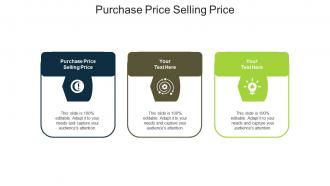 Purchase price selling price ppt powerpoint presentation pictures icon cpb