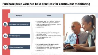 Purchase Price Variance Best Practices For Continuous Monitoring