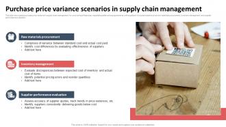 Purchase Price Variance Scenarios In Supply Chain Management