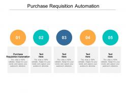 Purchase requisition automation ppt powerpoint presentation file elements cpb