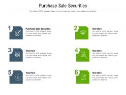 Purchase sale securities ppt powerpoint presentation inspiration template cpb