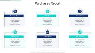 Purchases Report In Powerpoint And Google Slides Cpb