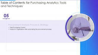 Purchasing Analytics Tools And Techniques Powerpoint Presentation Slides