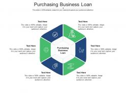 Purchasing business loan ppt powerpoint presentation infographic template outfit cpb