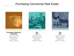 Purchasing commercial real estate ppt powerpoint presentation inspiration cpb