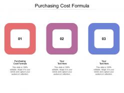 Purchasing cost formula ppt powerpoint presentation show designs download cpb