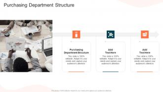 Purchasing Department Structure In Powerpoint And Google Slides Cpb