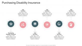 Purchasing Disability Insurance In Powerpoint And Google Slides Cpb