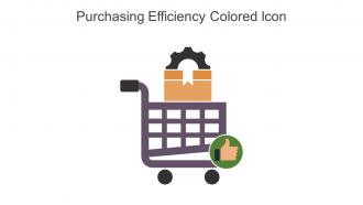 Purchasing Efficiency Colored Icon In Powerpoint Pptx Png And Editable Eps Format