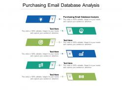 Purchasing email database analysis ppt powerpoint presentation ideas guide cpb