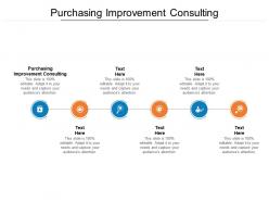 Purchasing improvement consulting ppt powerpoint brochure cpb