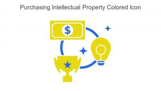 Purchasing Intellectual Property Colored Icon In Powerpoint Pptx Png And Editable Eps Format