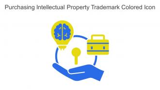 Purchasing Intellectual Property Trademark Colored Icon In Powerpoint Pptx Png And Editable Eps Format